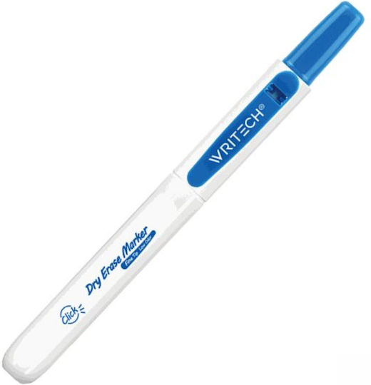 Writech Μαρκαδόροι Πίνακα Γαλάζιο 2mm Σετ 12τμχ