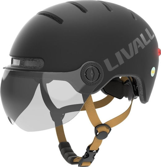 Livall Κράνος για Ηλεκτρικό Scooter σε Μαύρο Χρώμα L23-L-BLK