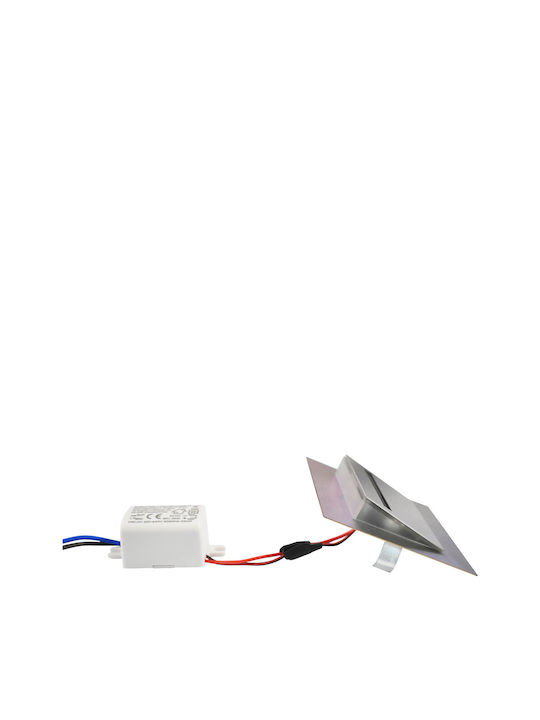 Eko Light Επιτοίχιο Εξωτερικό Φωτιστικό LED με Θερμό Λευκό Φως