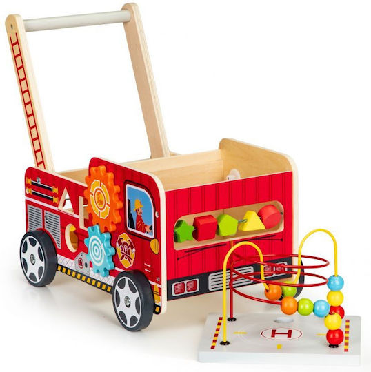 Bildungs-Holzlauflernhilfe Kinder Bigshot Bstl09025 Feuerwehrauto Modell Zubehör Mehrfarbig
