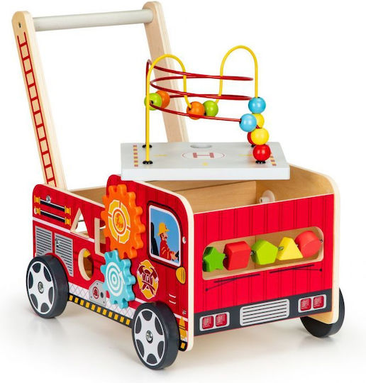Bildungs-Holzlauflernhilfe Kinder Bigshot Bstl09025 Feuerwehrauto Modell Zubehör Mehrfarbig