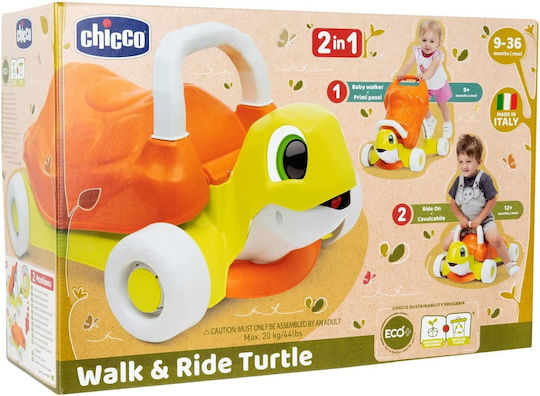 Chicco Țestoasă Animal Ride On pentru 9+ luni Portocalie