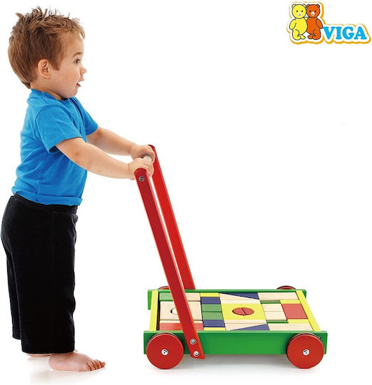 Viga Toys Baby Walker για 12+ μηνών Πολύχρωμη
