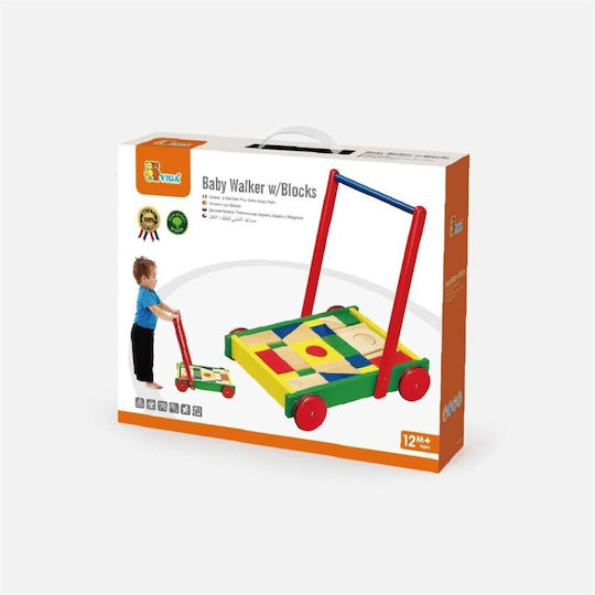 Viga Toys Baby Walker για 12+ μηνών Πολύχρωμη