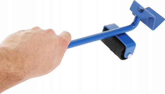 Set mutare mobilă Idealstore Movingkit include 4 suporturi 8 roți pârghie din oțel mâner din cauciuc greutate maximă 150 kg