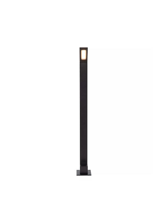 Lucide Lightning Lawford Outdoor Floor Lamp Small Post with Warm White Light IP54 Black