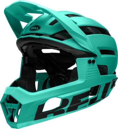 Bell Helmet Full Face Bell Super Air R Helmet Size L 59-63 Cm Choose Matte Turquoise Black