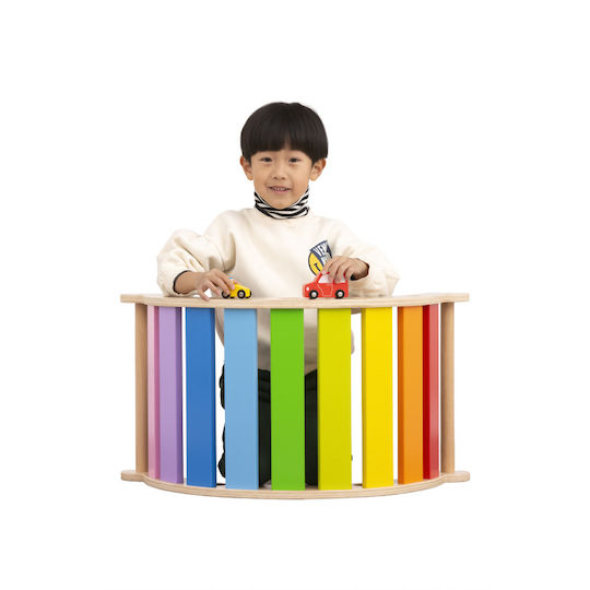 Viga Toys Παιχνίδι Ισορροπίας Εσωτερικού Χώρου Ξύλινη Γέφυρα