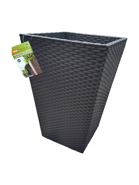 Rattan Planter Pot M 55.4l Gray