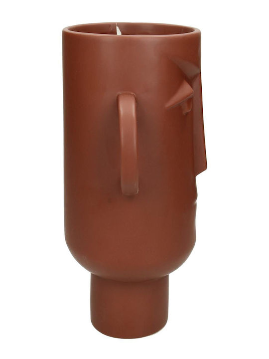 Zaros Africa Planter Ceramic Brown 20.2x20.2x21.7cm.