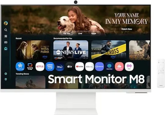 Samsung M8 M80F VA HDR Smart Monitor 32" 4K 3840x2160 with Response Time 4ms GTG White