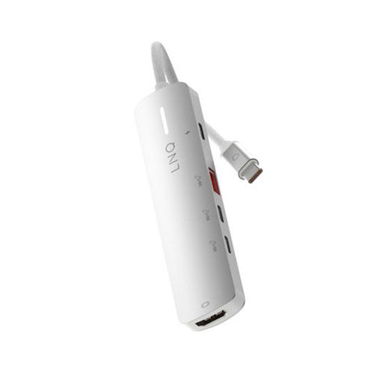 LinQ 5in1 PRO USB-C Docking Station with HDMI 4K PD White
