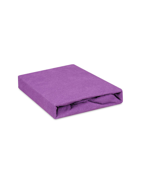 Matex Σεντόνι Μονό με Λάστιχο 100x200+20εκ. C.purple_22