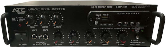 ATC AMP-301 Integrated Commercial Amplifier 25W/100V Equipped with USB/FM/Bluetooth