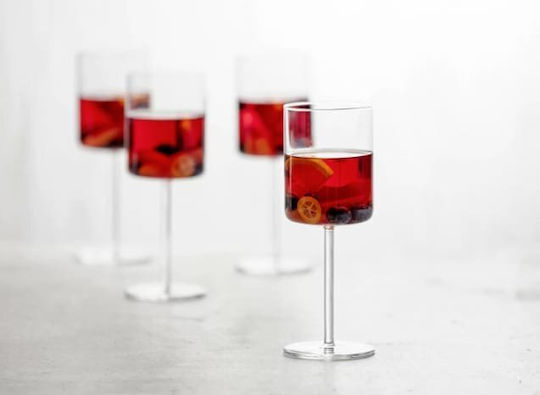 Schott Zwiesel Set of Glasses for White and Red Wine made of Glass Stemmed 440ml 4pcs