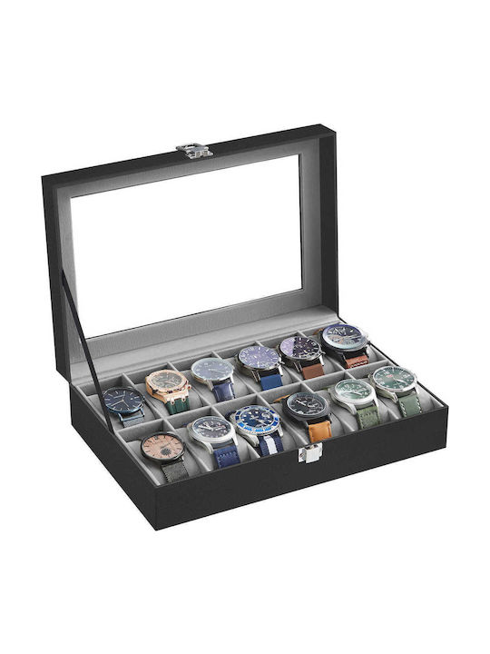 Watch Box 12 Jwb12 Black Watch Box 12 Jwb12 Black