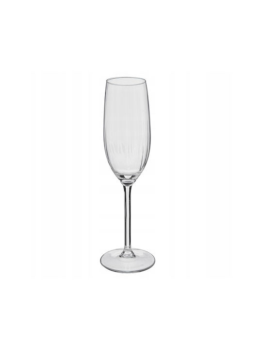 Secret de Gourmet Set of Glasses Champagne made of Glass Stemmed 210ml 6pcs