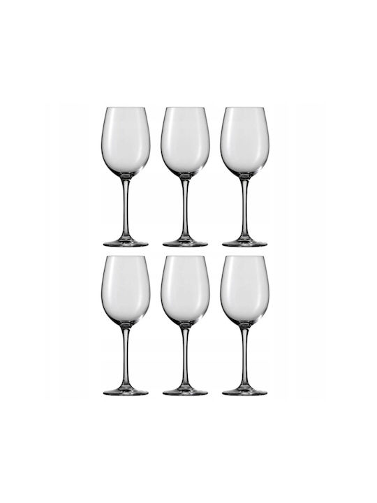 Lumarko Glas für Weiß- und Rotwein aus Glas in Rot Farbe Kelch 409ml