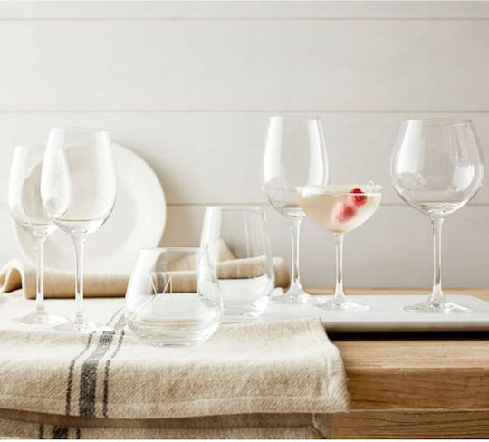 Lumarko Set of Glasses for Red Wine made of Glass Stemmed 645ml 6pcs