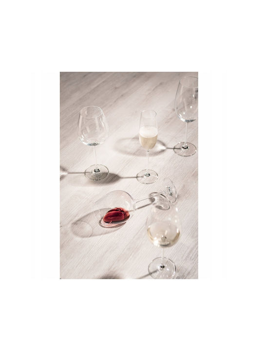 Lumarko Glas für Weißwein aus Glas in Weiß Farbe Kelch 613ml