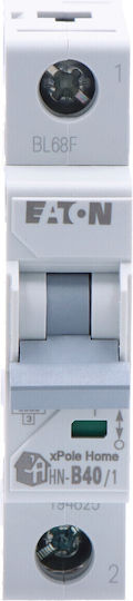 Eaton Automatic Circuit Breaker 40A Single-pole AC