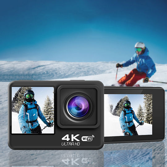 idl-Super-S60TR 128GB Cameră de Acțiune 4K Ultra HD Subacvatică (cu Carcasă) cu Ecran 1.3" și Wi-Fi Violet