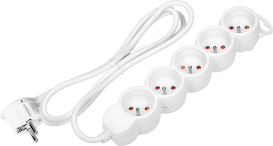 Virone Power Strip with Surge Protection 5 Positions with Cable 1.5m