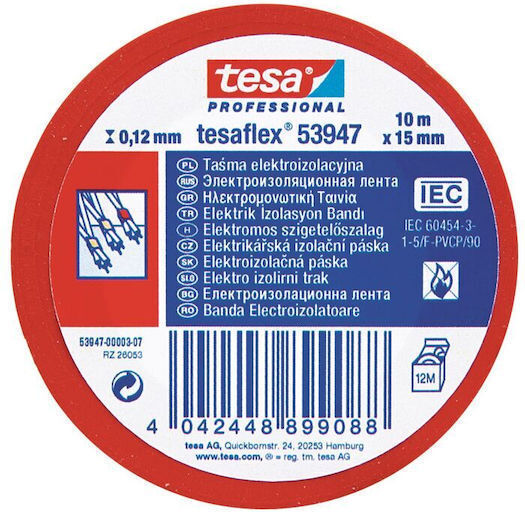 Tesa Μονωτική Ταινία Κόκκινη