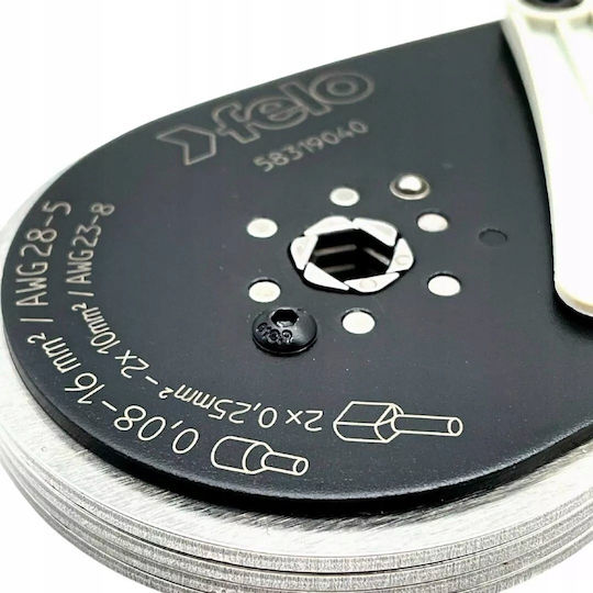 Πρέσα Ακροδεκτών Καλωδίων Felo 0,08 16 Mm2
