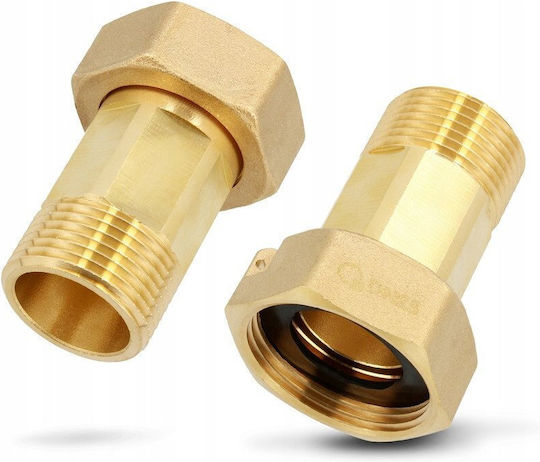Diamond Ρακόρ Σύνδεσης Σωλήνα Ορειχάλκινο 1/4" 1mm