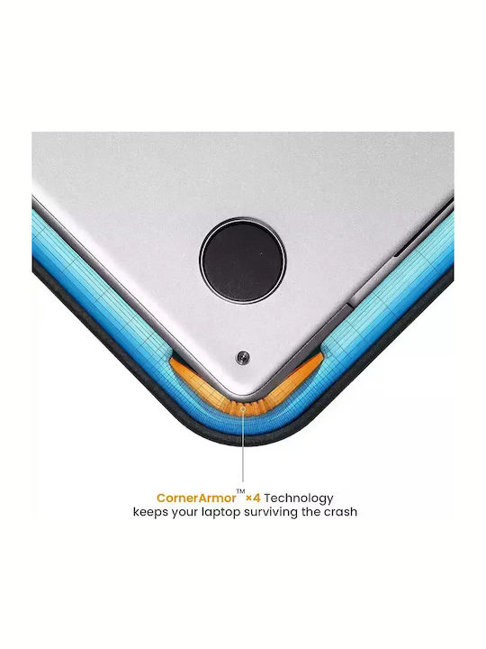 Tech-Protect Defender Tasche für Laptop 14" in Blau Farbe