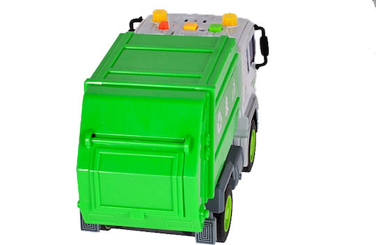 Interaktiver umweltfreundlicher LKW Idealstore Grüner Sauberer LKW Maßstab 1:20 Abmessungen 18,0 x 10,0 x 10,0 cm Ausgestattet mit einem funktionalen Container, der kreative fröhliche Unterhaltung bietet