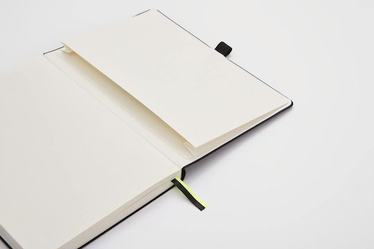 Lamy Notebook A5 with Blank Pages , Elastic and Pen Holder White