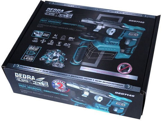 Dedra Schlag Meißelhammer Batterie 18V mit Aufnahme SDS Plus DED7148