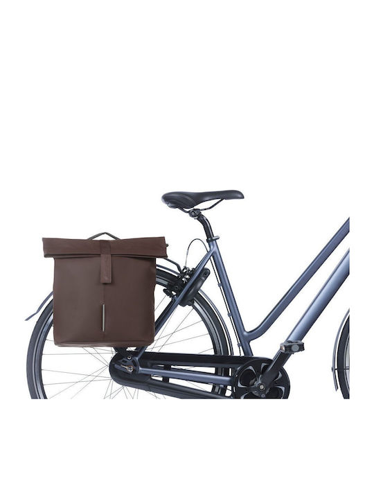 Basil City Double Pannier Bag Mik 28-32l Mik System Ready To Go Roasted Brown New 2025
