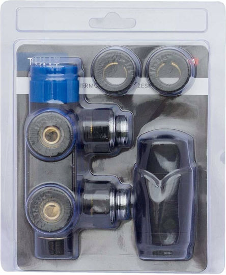 Tully Kombiniertes Thermostat-Set Schwarz Tztz C