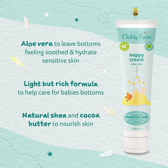 Childs Farm Nappy Cream Unfragranced 100ml