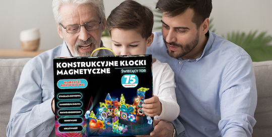 Jucărie Magnetică De Construcție Pentru Copii 3+ Ani
