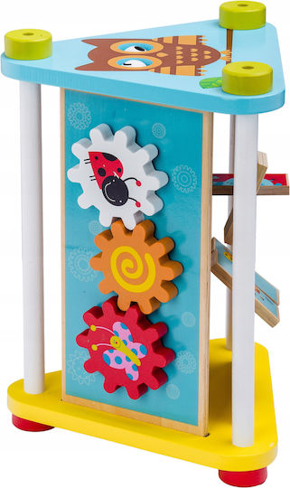 Activity Cube made of Wood for 18++ Months