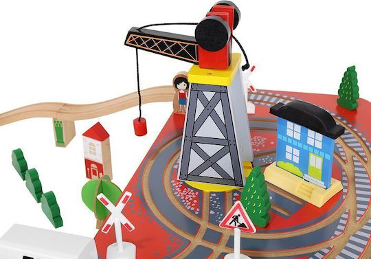 Σετ με Τρενάκι από Ξύλο για 3+ Ετών