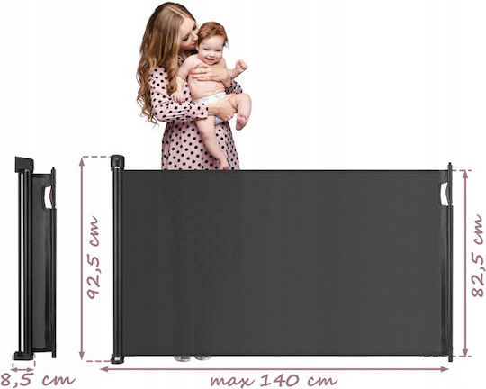 Pliabil Bară de protecție pentru pat din Plastic 140x92.5cm 1buc