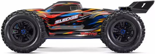 Traxxas Sledge Rtr Τηλεκατευθυνόμενο Αυτοκίνητο Monster Truck 4WD Μπλε