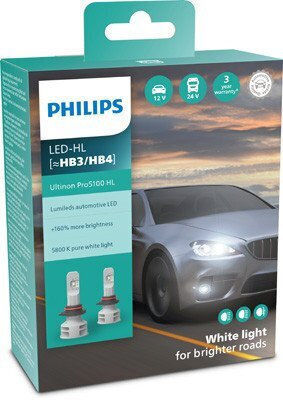 Philips Λάμπες Αυτοκινήτου HB3 LED 12-24V 12W 2τμχ