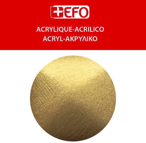 +Efo Acrylic Acrylic Paint Set in Gold color 191 Metallic Gold 120ml 1pcs