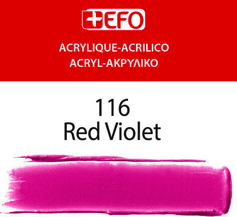 +Efo Acrylic Ακρυλικό Χρώμα Ζωγραφικής Φούξια 120ml