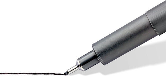 Staedtler Pigment Liner Μαρκαδόροι Ζωγραφικής Λεπτοί Σετ 12 χρώματα