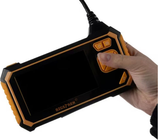 Cameră Endoscop Inspecție Idealstore Ecran LCD HD 4.3" Full HD Clasic Vârf Cârlig Magnet Oglindă 3 Moduri de Iluminare 6 LED-uri Incorporate Cablu 5m Impermeabil IP67