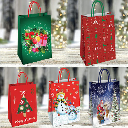 Weihnachts-Geschenkverpackung Tasche für Geschenk 100Stücke Verschiedene Designs