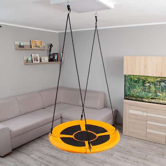 Κούνια Φωλιά Κρεμαστή Υφασμάτινη 95x95x95εκ. Γκρι