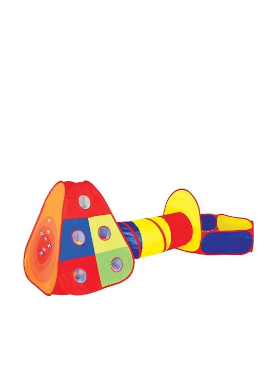 Cort de Joacă pentru Copii Tunel Loc de Joacă 80 Bile Iplay 200 300 X 120 X 100 Cm Multicolor
